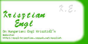 krisztian engl business card